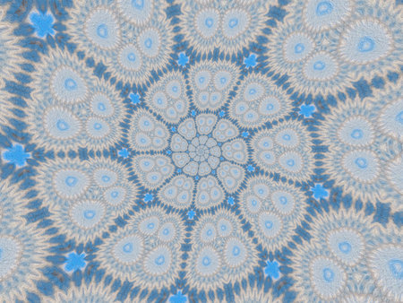 art blue color spiral abstract pattern illustration backgroundの写真素材