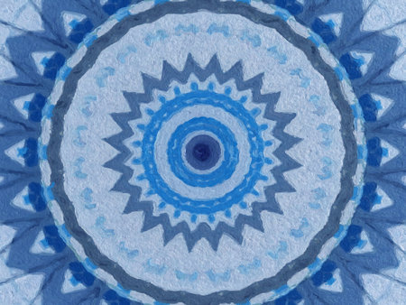art blue color abstract pattern illustration backgroundの写真素材