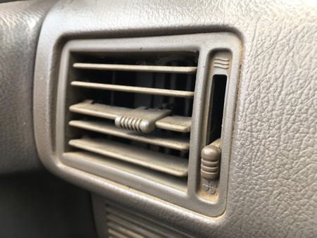 air car conditioning holeの写真素材