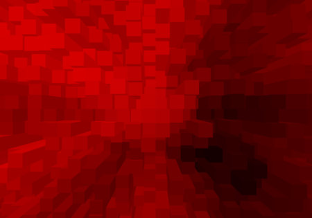 red color block abstract pattern illustration backgroundの写真素材