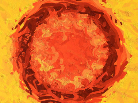 orange color pattern backgroundの写真素材