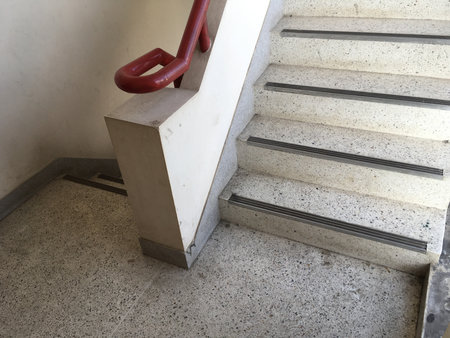 stair in buildingの写真素材