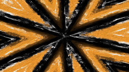 yellow and black color pattern backgroundの写真素材