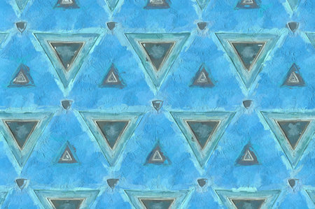 blue color abstract pattern backgroundの写真素材