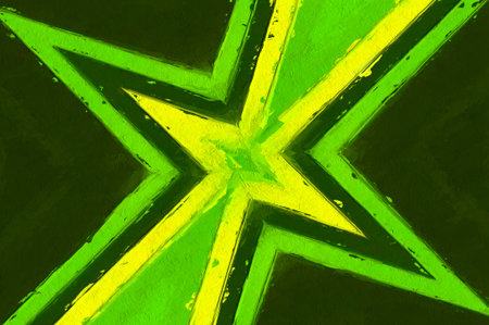 green color pattern backgroundの写真素材