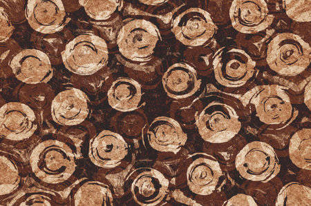 art grunge brown color abstract pattern illustration backgroundの写真素材