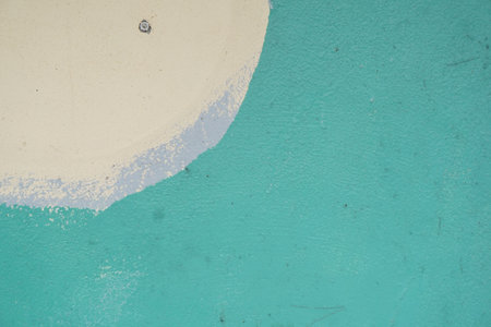 green cement wall textureの写真素材