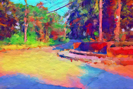 art color abstract pattern illustration backgroundの写真素材