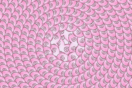 pink color spiral abstract pattern backgroundの写真素材