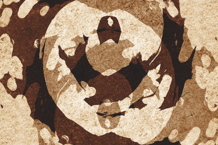 art grunge brown color abstract pattern illustration background