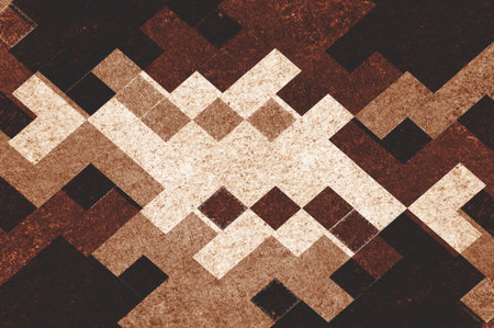 grunge brown color pattern backgroundの写真素材