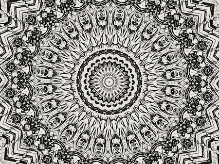 black and white of abstract backgroundの写真素材