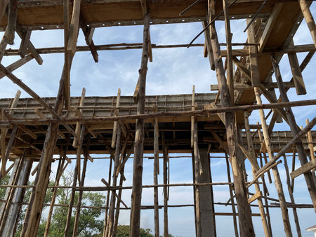 building and construction site in city Thailand