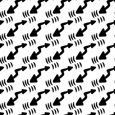 seamless pattern of arrow shape background