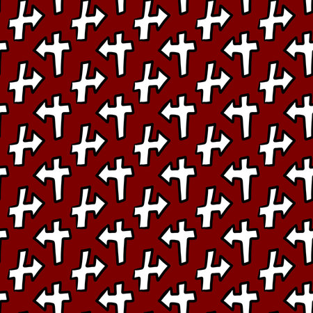 seamless pattern of arrow shape background
