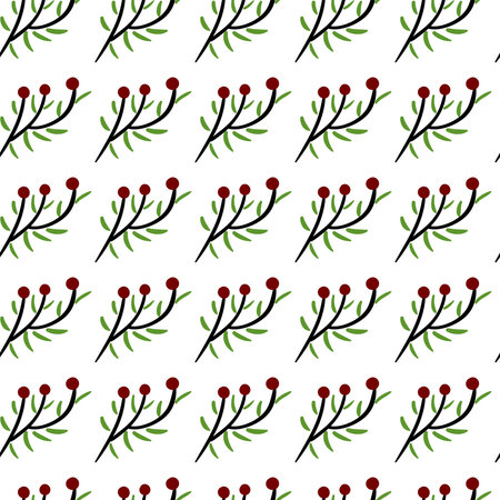 seamless pattern of cute flower cartoonの写真素材