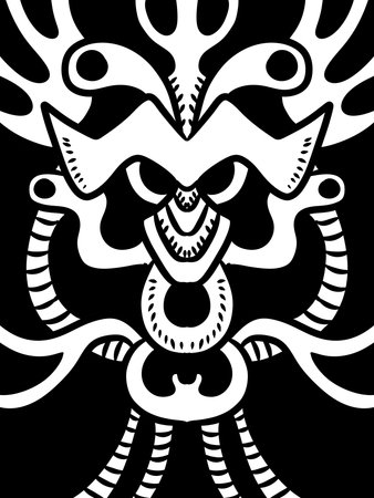 black and white of abstract backgroundの写真素材