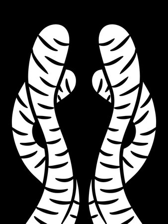 black and white of abstract background
