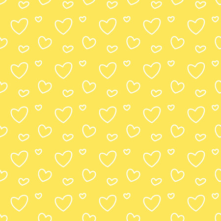 seamless pattern of heart shapeの写真素材