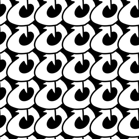 seamless pattern with hand drawn elements.