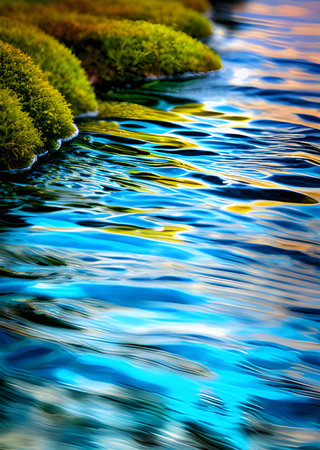 beautiful view of the river in the park