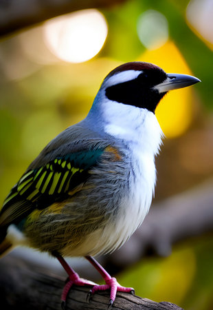 bird on a branch of a treeの素材