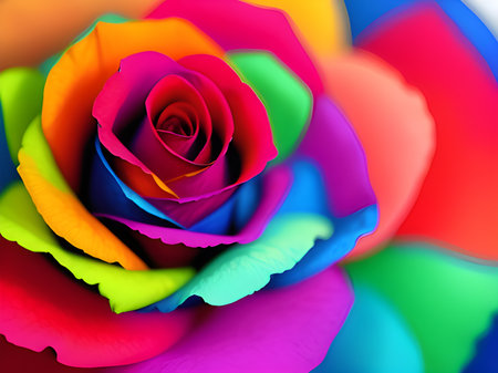 beautiful colorful background with rosesの素材