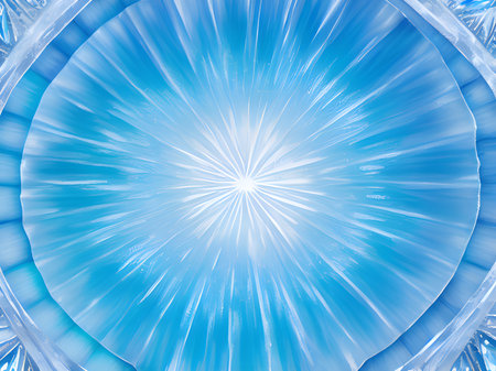 abstract fractal background with blue and white linesの素材