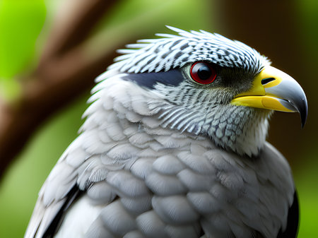 scenic view of beautiful bird at natureの素材