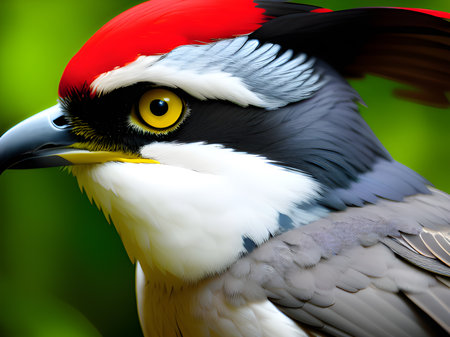 scenic view of beautiful bird at natureの素材