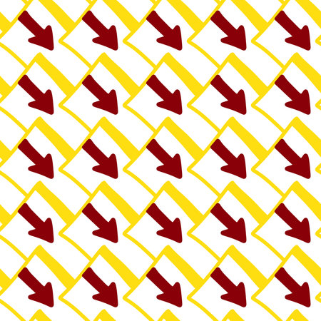 seamless pattern with arrows. illustrationの写真素材