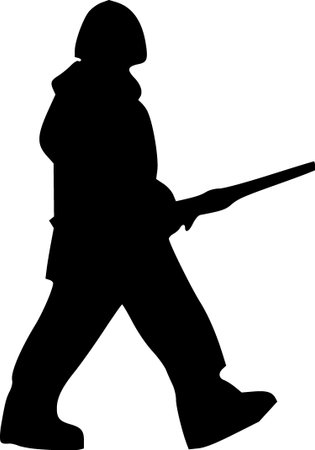 illustration of army iconの写真素材