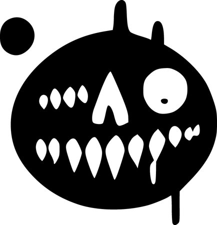 skull. web icon simple designの写真素材