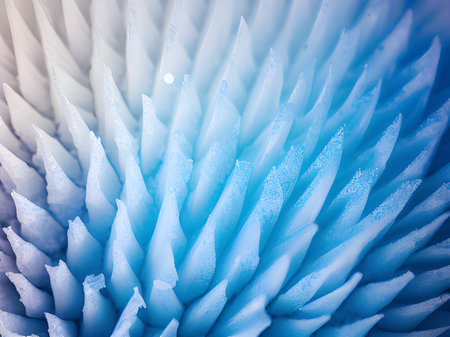 abstract background with blue ice and white stripesの写真素材