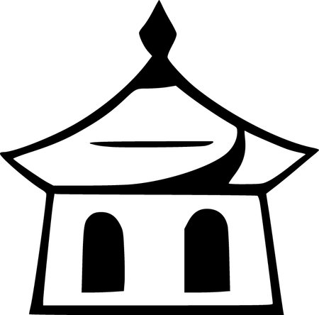 castle. web icon simple illustrationの写真素材