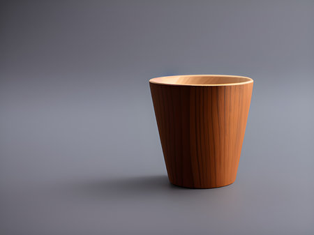 empty bowl on black backgroundの素材