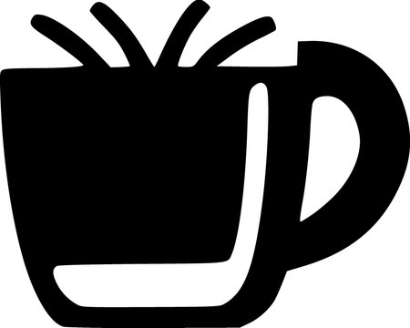 cup. web icon simple illustrationの写真素材
