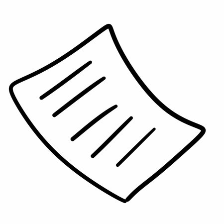 cartoon letter on a white backgroundの写真素材