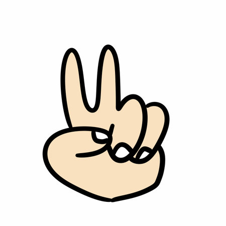 hand drawn sign on white backgroundの写真素材