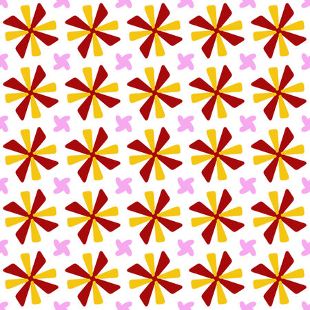 seamless pattern with geometric shapes. illustration. background.の写真素材