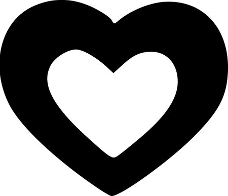 Love Heart Icon Design illustrationの写真素材