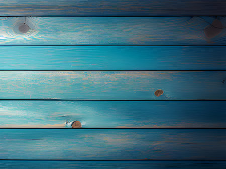 wood blue texture with copy spaceの素材