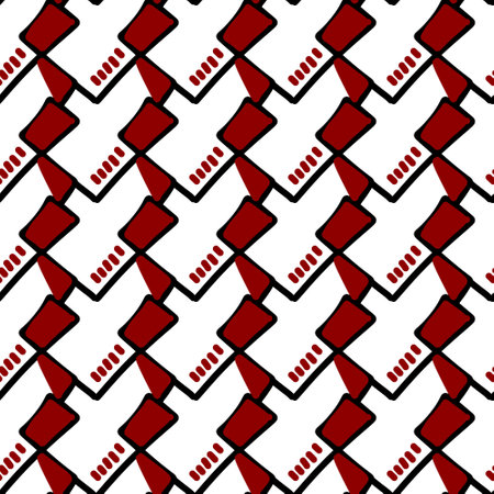 abstract seamless geometric pattern with linesの写真素材