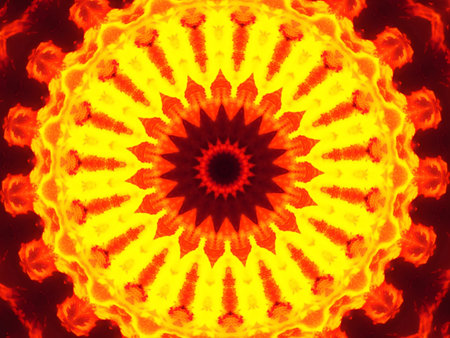 hot fire of abstract background