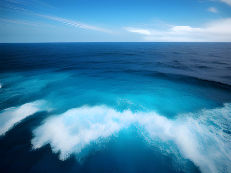 close up Rough sea textureの素材