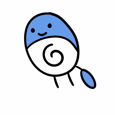 art cartoon doodle monster, illustrationの写真素材