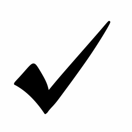 Check mark icons. Checklist icon symbol isolatedの写真素材