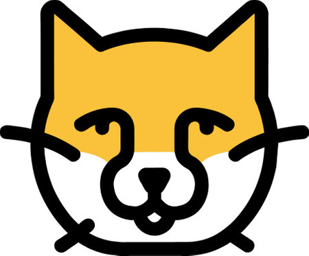cat. web icon simple illustrationの写真素材