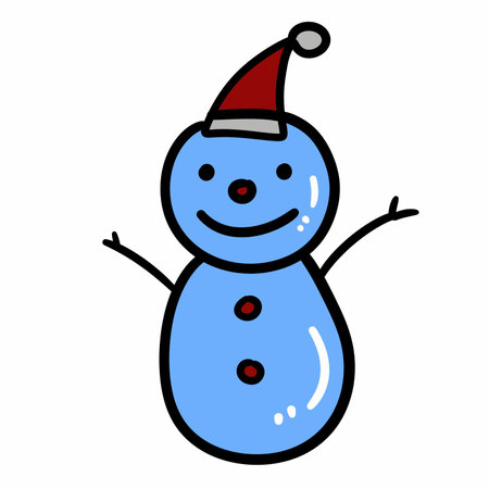 snowman icon isolated on white background for your web and mobile app design, snowman logo conceptの写真素材