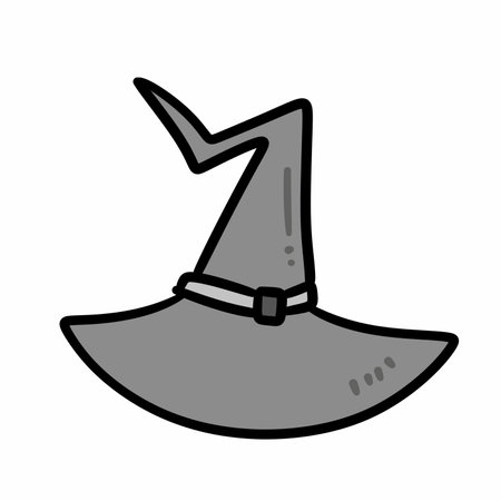 art isolated witch hat designの写真素材
